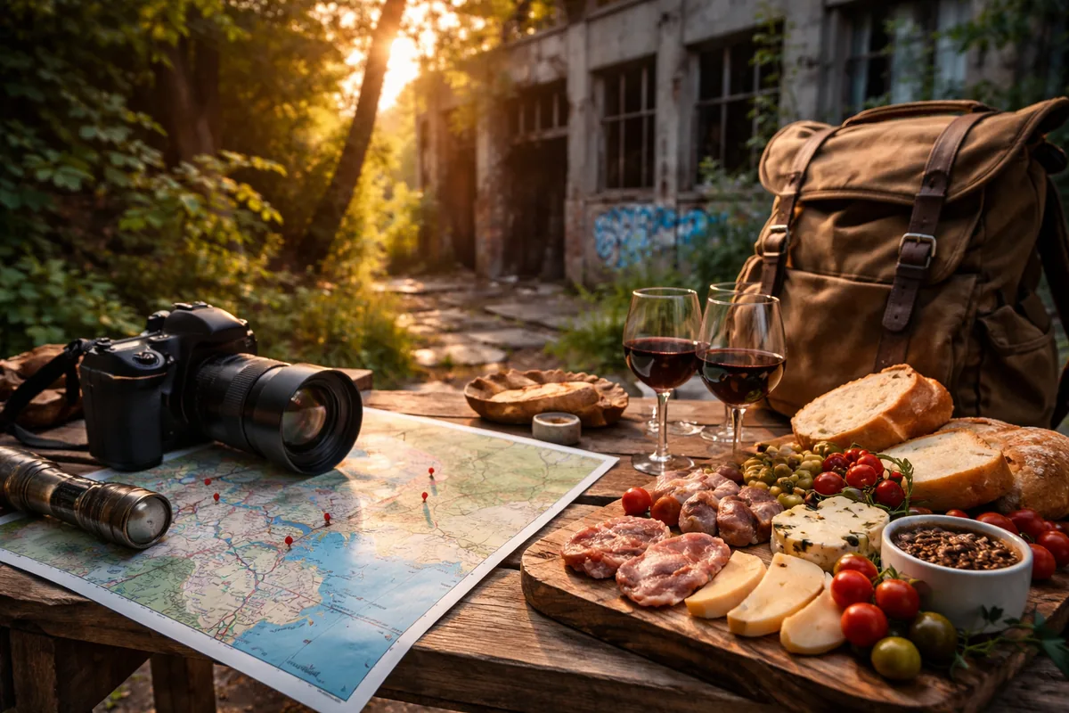 Comment organiser un voyage en urbex tout en découvrant la gastronomie locale